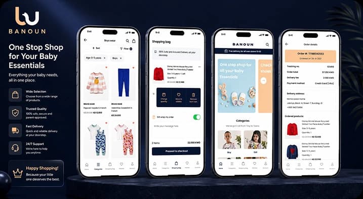 Banoun — winkelapp voor kinderkleding