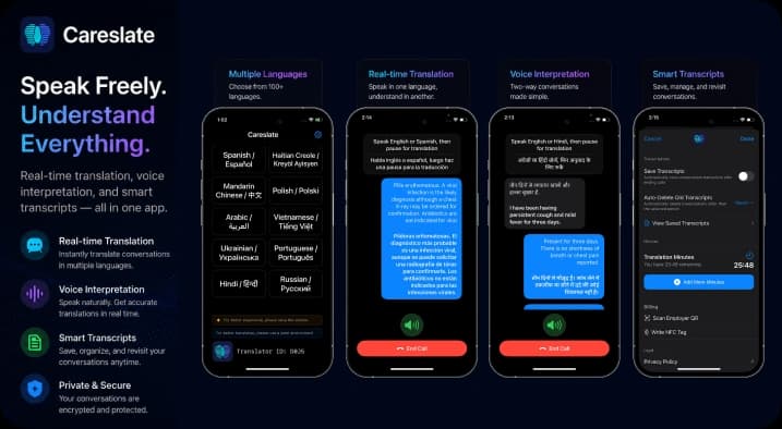Careslate — medische vertaalapp