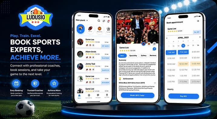Ludusio — app voor sportcoaching