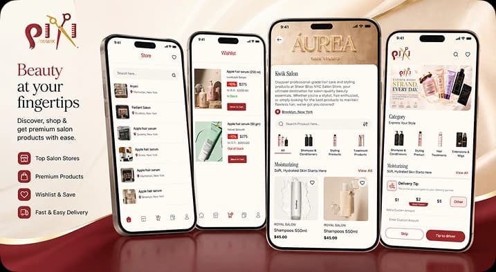 PixiKwik — e-commercemarktplaats voor salons