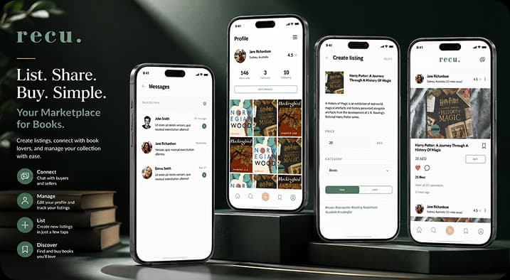 Recu — marktplaatsapp voor mode