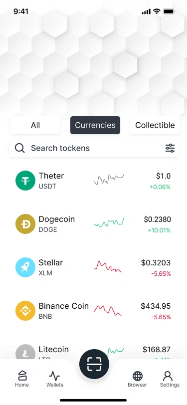 Import wallet